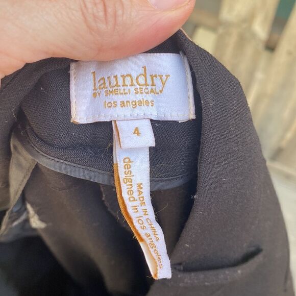 Laundry by shelli Segal black suit pants size 4 - Picture 5 of 11